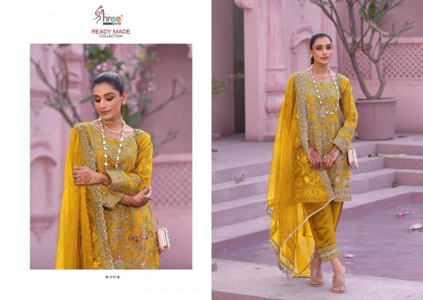 Shree R 1117 Pakistani Readymade Designer Suits Collection